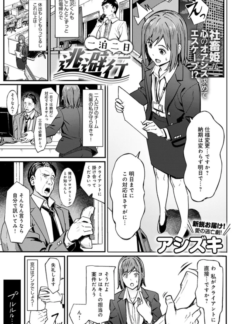 一泊二日逃避行 おすすめランキング｜アシズキのOL温泉エロ漫画レビューと価格情報
