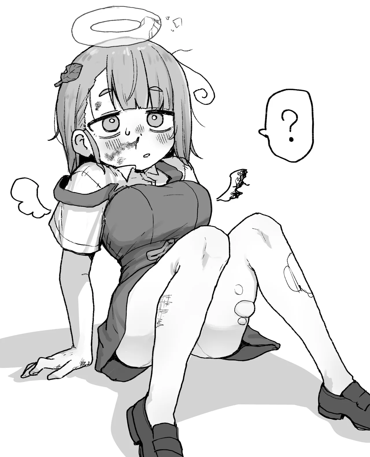 【清楚×オホ声】甘やかし天使ちゃんに拾われてお◯んこ見せてと頼んだら…｜うこんちゃん作品