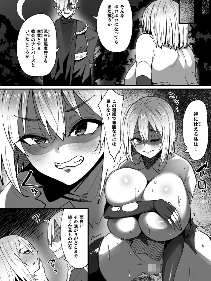 淫堕の黒衣（すかいれーだー） のサンプル画像4
